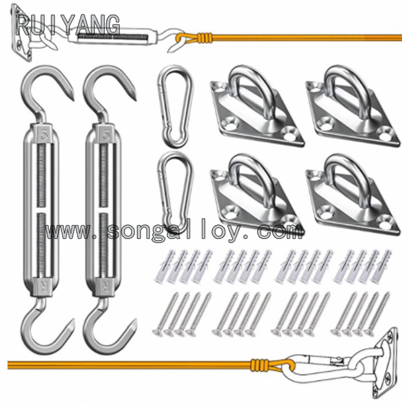 Kit de hardware de vela de aço inoxidável de aço inoxidável