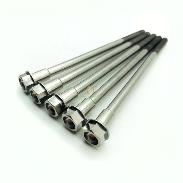 Parafusos de flange de titânio